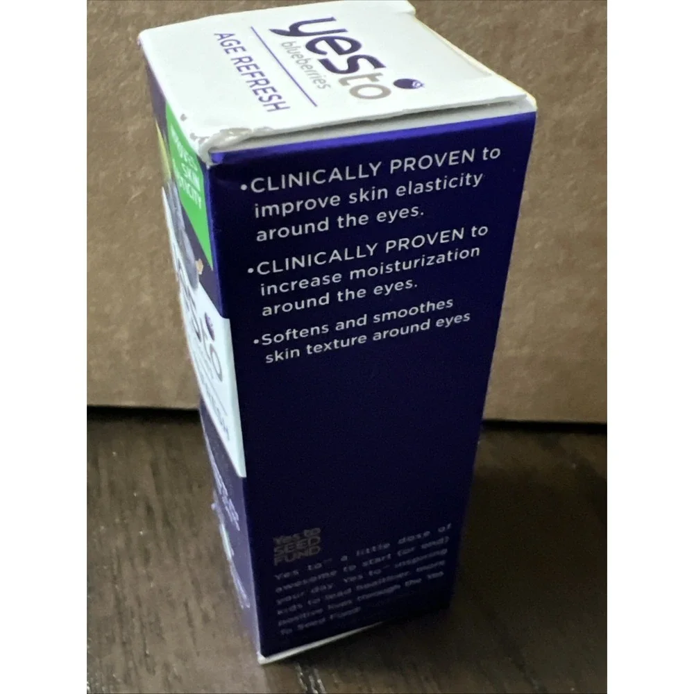 Yes To Blueberries Age‎ Refresh Eye Firming Treatment – 15ml / 0.5 fl oz NEW